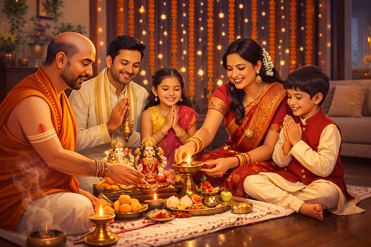 At Home Puja